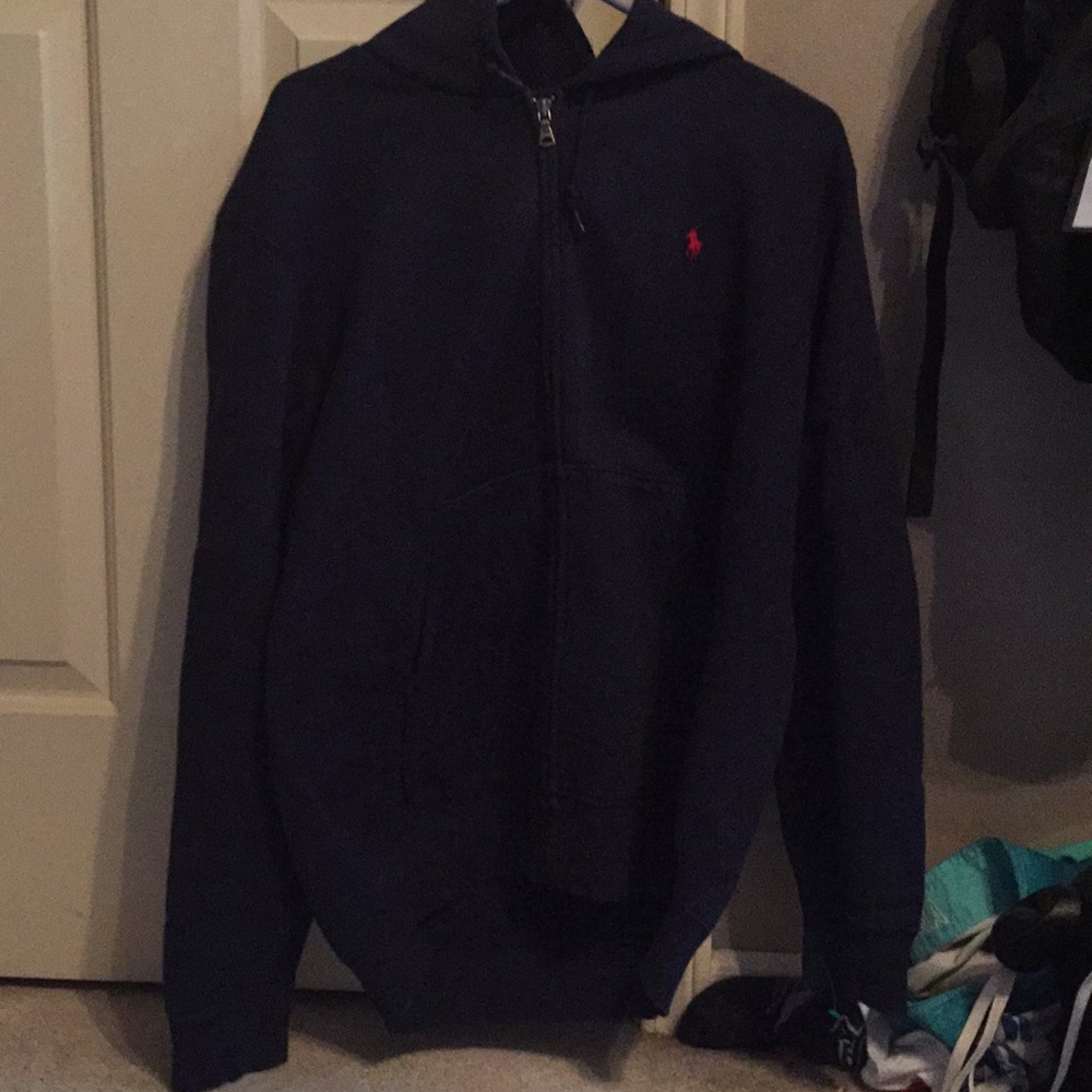 Navy Polo hoodie
